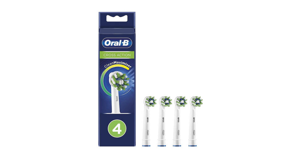 Oral-B Cross Action Electric Toothbrush Head (4 Pack)