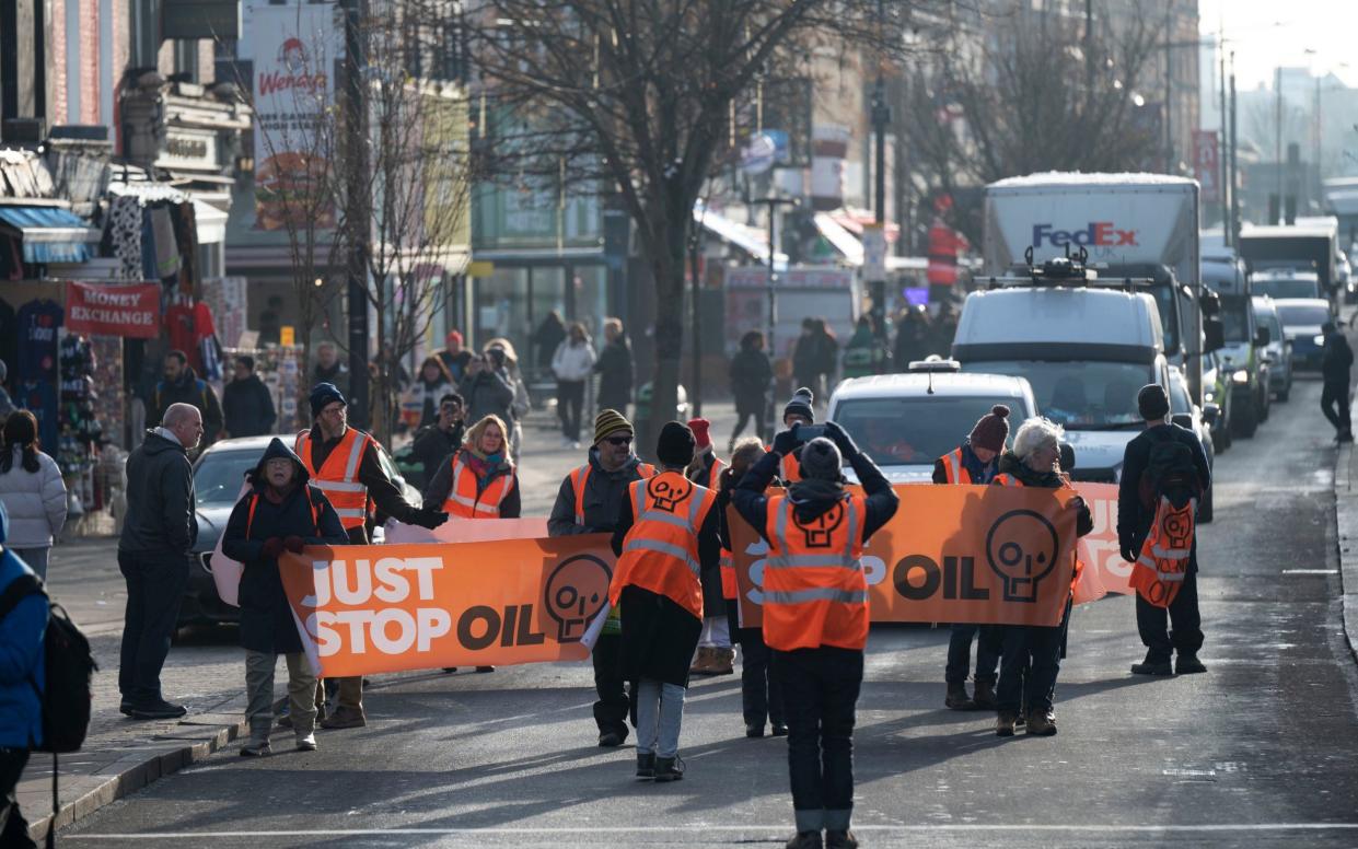 Protesters will be free to use slow marches to block roads - Paul Grover for The Telegraph