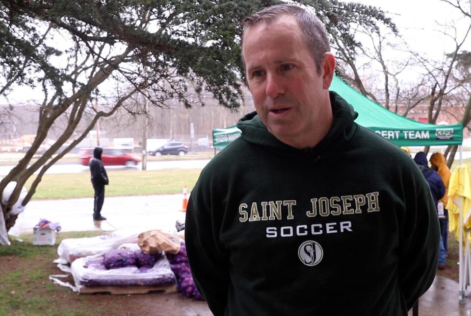 Toms River volunteers have been distributing food weekly since the beginning of the pandemic. Friday, March 24, marks the third anniversary of the food distribution. Volunteer Terrance Turnbach talks about community.Toms River, NJFriday, March 24, 2023