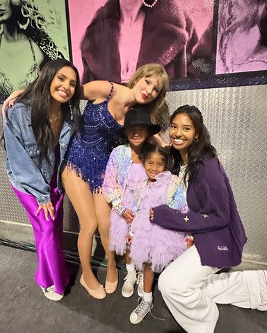 <p>Vanessa Bryant/Instagram</p> Vanessa Bryant and her daughters at The Eras tour