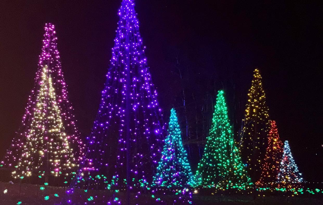 Visitors can bask in the glow of 350,000 lights across 40 nature-themed displays at WPS Garden of Lights. The popular holiday event at Green Bay Botanical Garden runs for 23 nights.