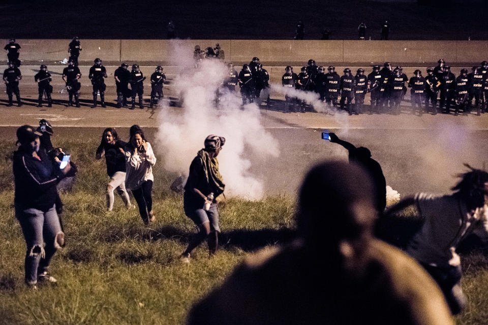 Protests erupt after deadly police shooting in Charlotte, N.C.