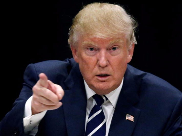 U.S. Republican presidential nominee Donald Trump appears at a campaign roundtable event in Manchester, New Hampshire, U.S., October 28, 2016. REUTERS/Carlo Allegri/File Photo