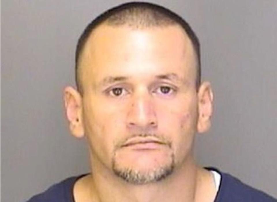 Alberto Salgado was arrested on Thursday night on charges of criminal conspiracy, accessory, and destroying evidence (Merced County Sheriff’s Office)