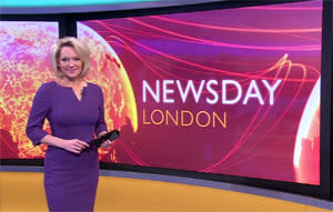 Kasia Madera Presented Newsday London for the BBC. (BBC)