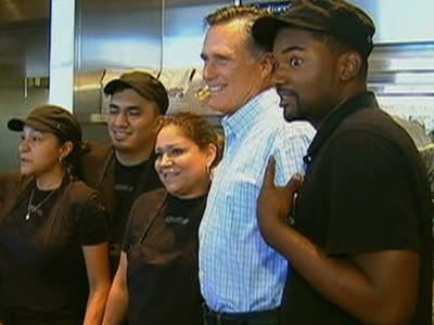 Raw Video: Romney's Lunch: Chipotle