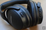 <p>With the latest installment in its popular QuietComfort lineup, Bose revisits some of its best headphones ever. The company introduced minimal changes to its recognizable design, focusing its attention on improving ANC performance and adding an ambient sound mode. Adjustable voice levels make the QC45 a solid option for calls and this new model is $30 cheaper than its predecessor.</p> 