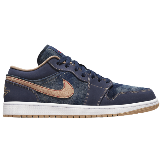 Blue and tan Air Jordan 1 Low