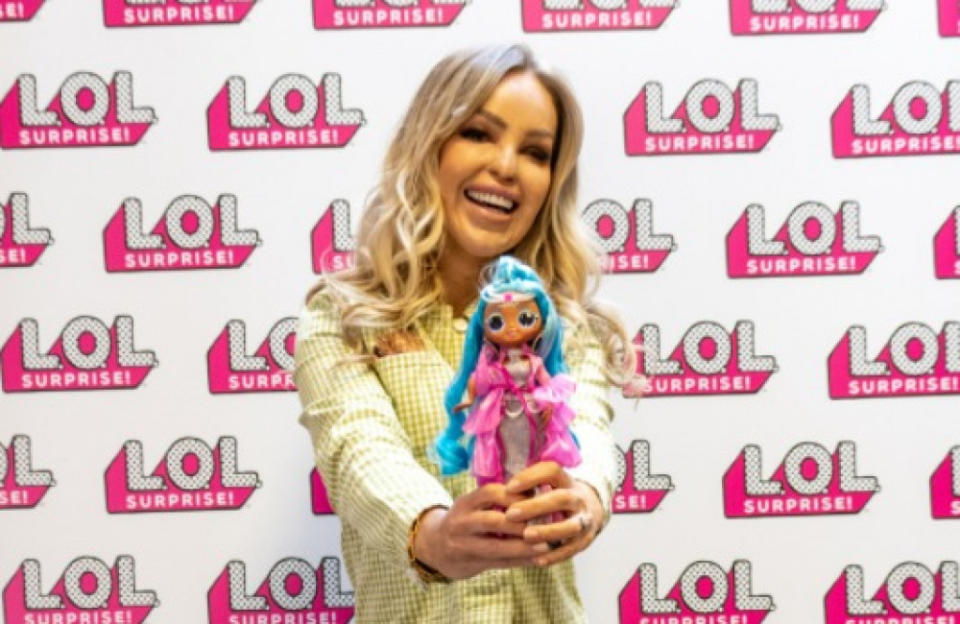 Katie Piper attended the launch party with her kids credit:Bang Showbiz