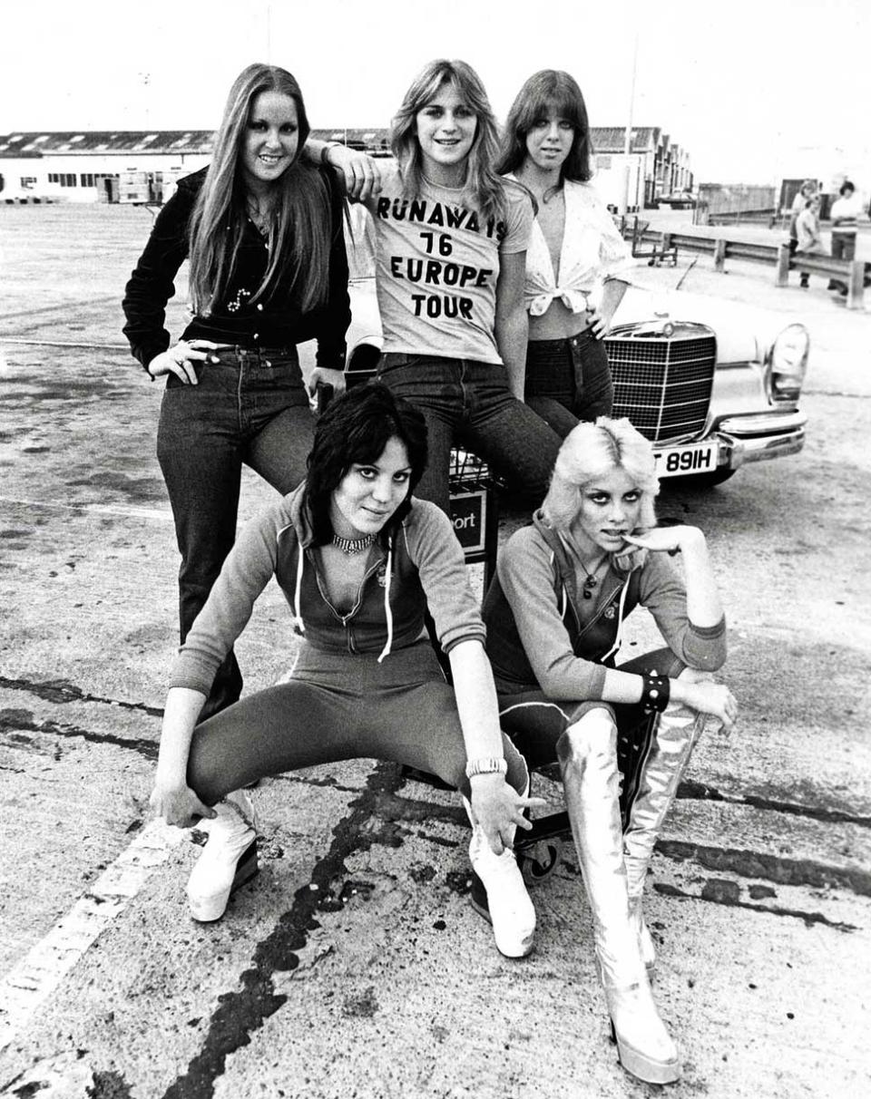 The Runaways in 1976