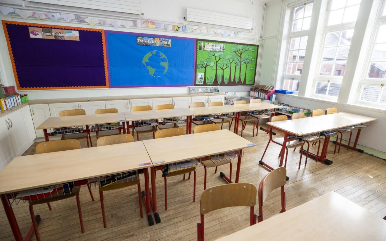 Empty classroom - Liam McBurney/PA Wire