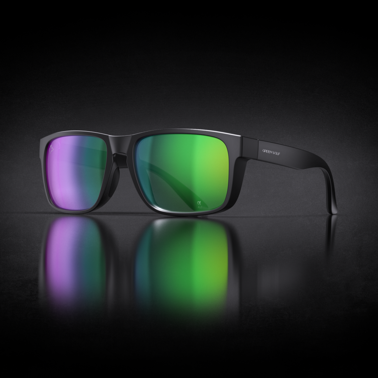 Green Wolf, the name of the golf glasses brand, launched with three frame styles, including Guardian.