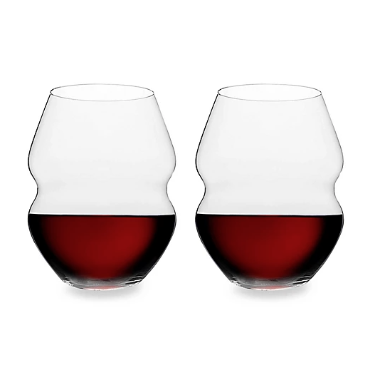 3) Riedel Swirl Stemless Red Wine Glasses