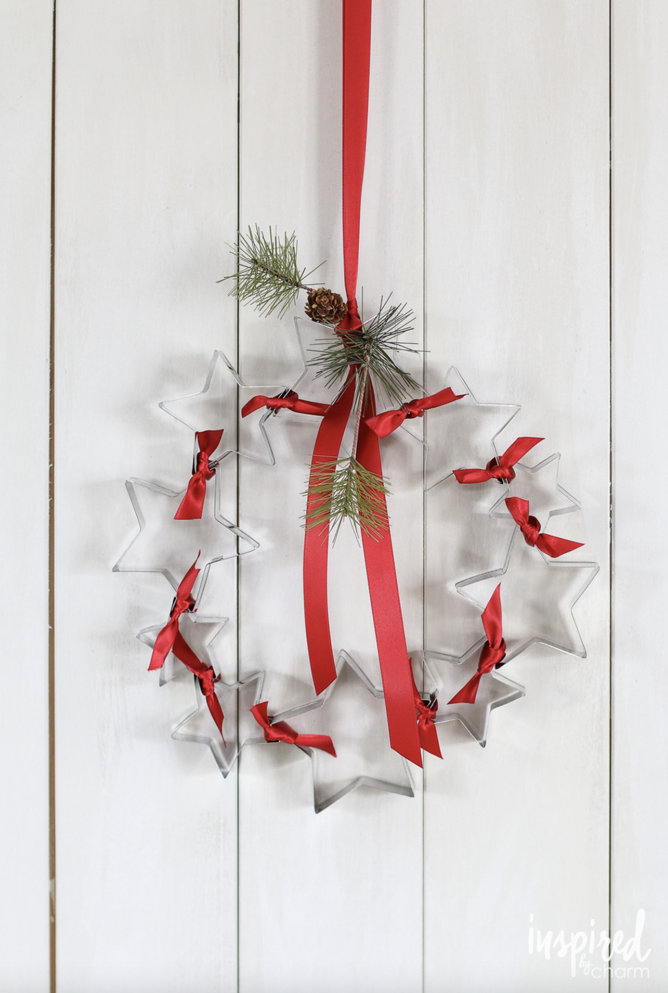 diy christmas door decorations cookie cutter wreath