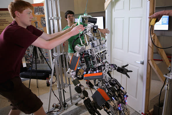 Researchers And Virginia Tech Students Prepare For DARPA Robotics Challenge