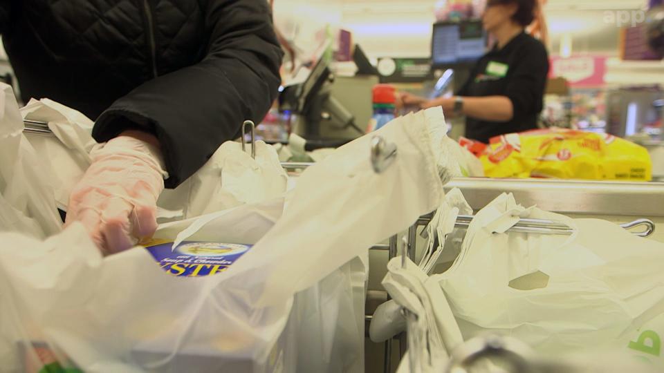 The ban on plastic and paper bags at your neighborhood supermarket begins on May 4th