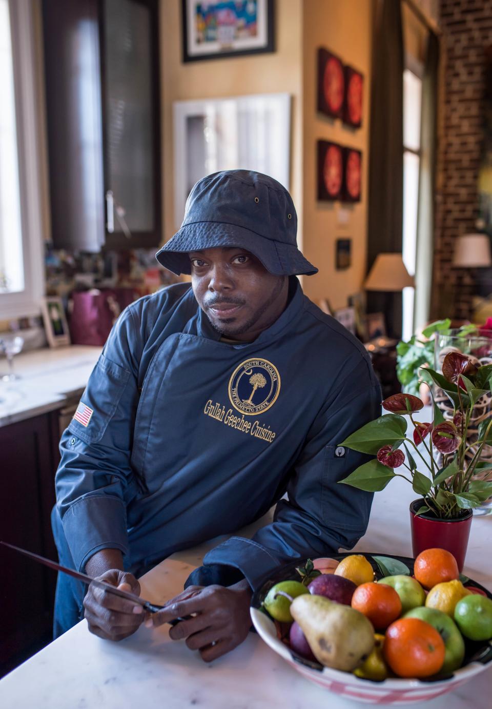 Charleston chef Benjamin "BJ" Dennis infuses the flavors of the Gullah Geechee culture in his cooking. He is the former culinary director at Lowcountry Fresh Market and Cafe.