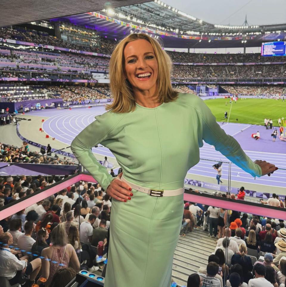 Charlotte Handley-Green, who has styled Gabby Logan (pictured) for the past two decades, 