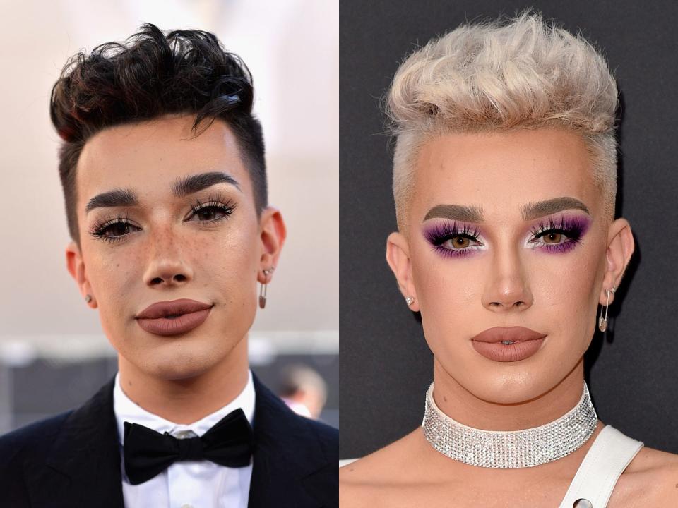 james charles blonde