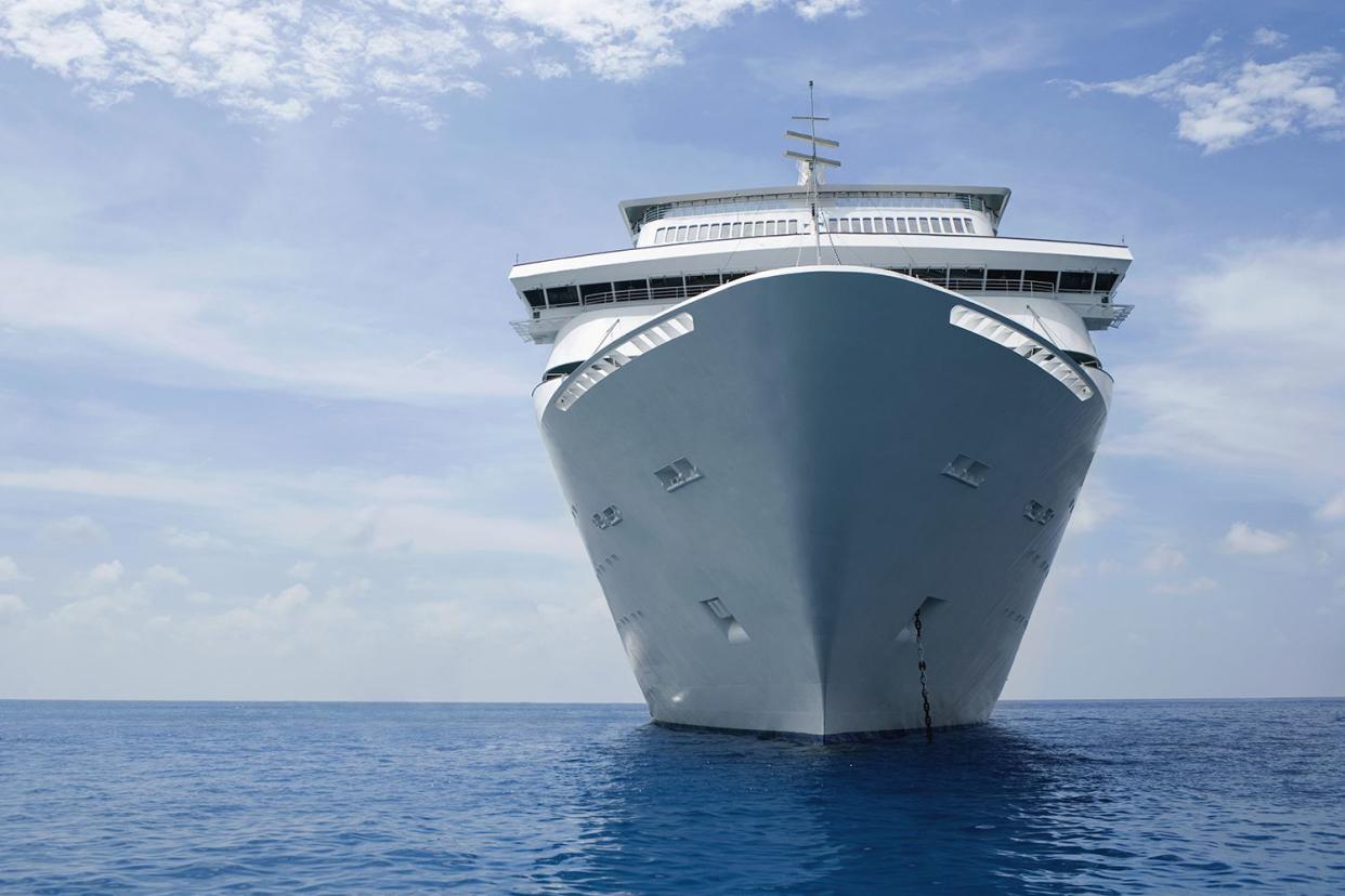 <p>Getty Images</p> Stock photo of a cruise ship