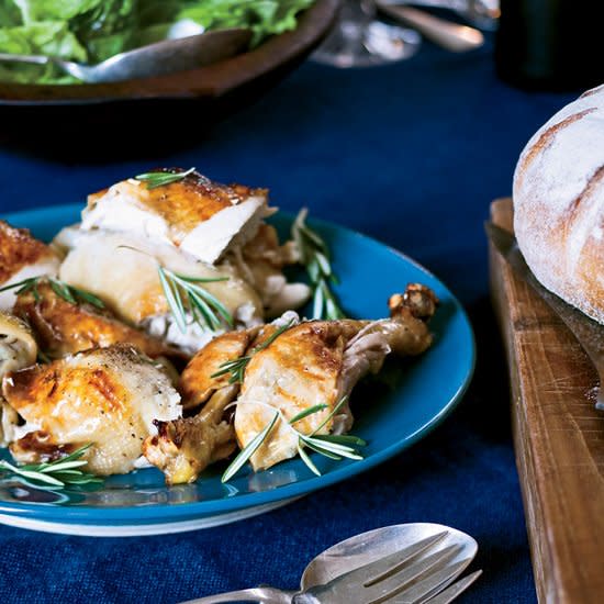 Roast Chicken with Tangerines