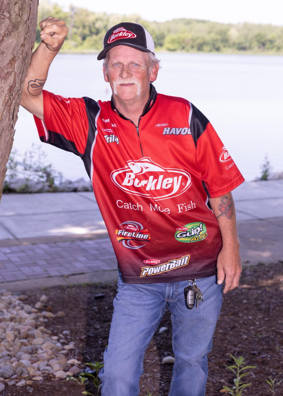 Jim Adkins of Navarre is the vice president of Berkley Fishing Team of Ohio and promotes the sport of fishing throughout Stark County.