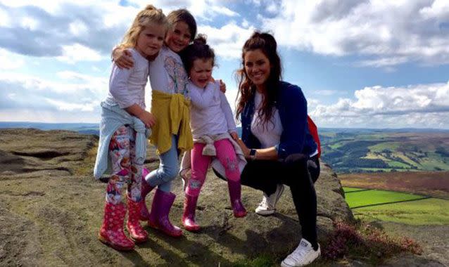 UK Apprentice star Jessica Cunningham has penned a harrowing open letter to her three little girls about their father’s suicide. Picture: Instagram/Theprodigalfox