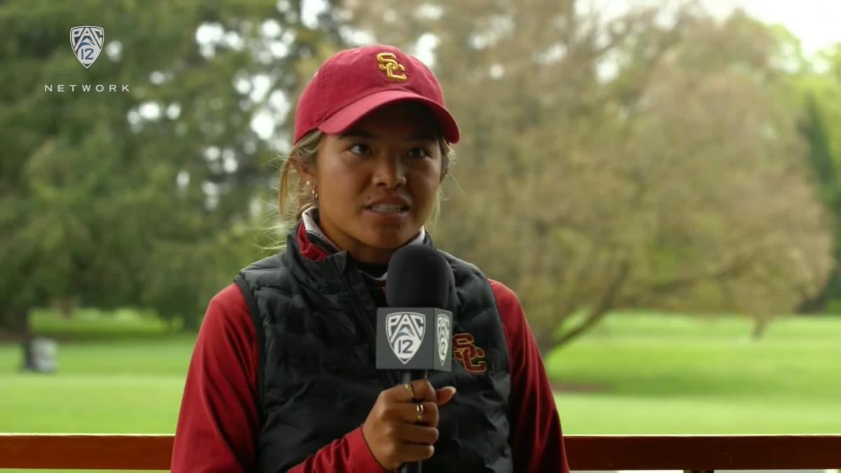 USC's Brianna Navarrosa credits patience for early lead in Pac12 Women