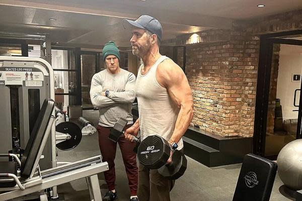 Ryan Reynolds entrenando para Deadpool 3 (Fuente: Instagram)