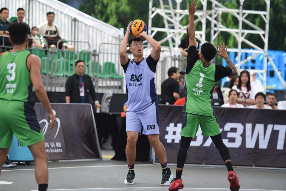 港將蔡龍德（中）有出戰FIBA 3×3 世界巡迴賽 — 香港大師賽經驗。（圖：公關提供）