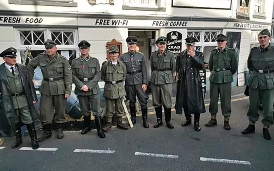 The group outside Sheringham’s Lobster Inn