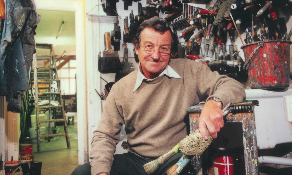 <span>Tony Strong at his studio in Buckinghamshire</span><span>Photograph: from family/none</span>