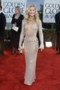 <p>Kate Hudson made waves in this Versace gown. The sparkling dress with plunging neckline and bell sleeves hugged her body in all the right places and turned her into a glamorous mermaid. If there were ever a dress that perfectly captured someone’s personality, this was certainly it.<br></p><p><i><i>(Photo: Getty Images) </i></i></p>