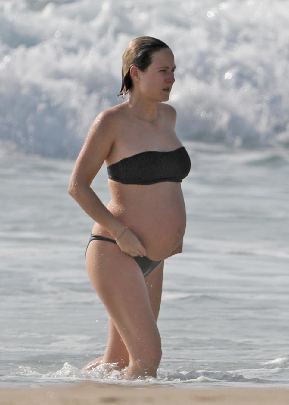 The former Home and Away actress and cancer survivor was seen enjoying a day out at the beach earlier this month.