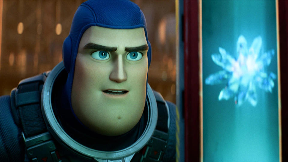 E Bild vum Buzz Lightyear vum Disney a Pixar sengem 'Lightyear'. (Disney+)