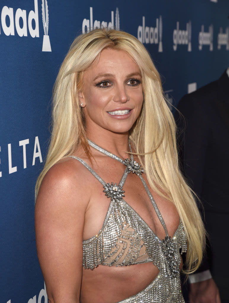 Closeup of Britney Spears