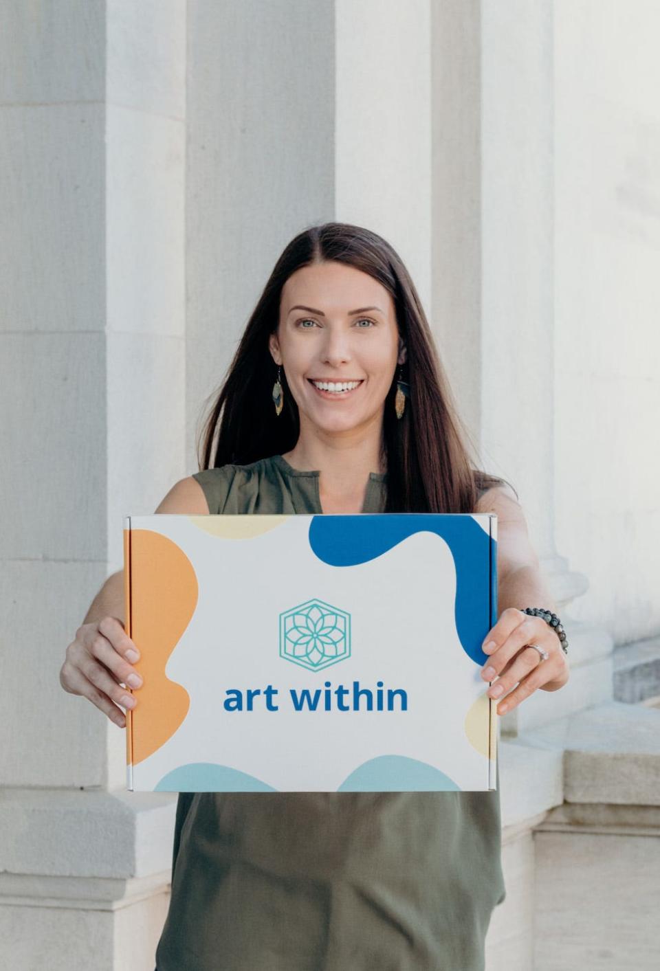 Lindsay Keeling's Art Within subscription box service will send families a monthly art project with instructions, materials and some history about an artist whose work influenced the project.