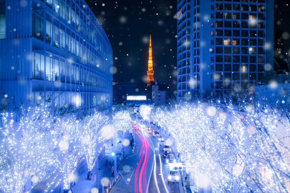 東京六本木之丘的聖誕點燈（Image Source : Getty Creative/iStockphoto）