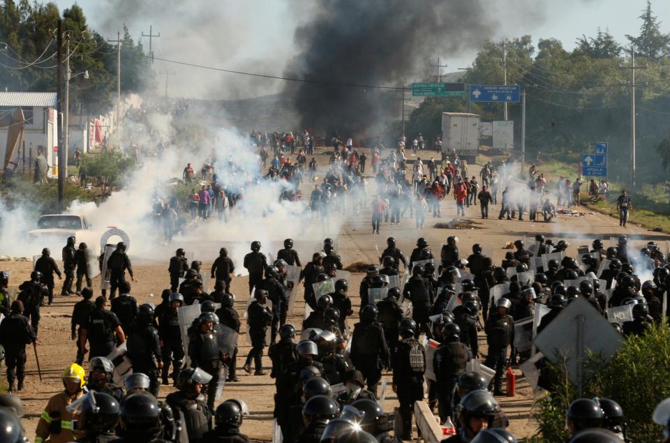 Deadly clash between Mexican police and protesting teachers