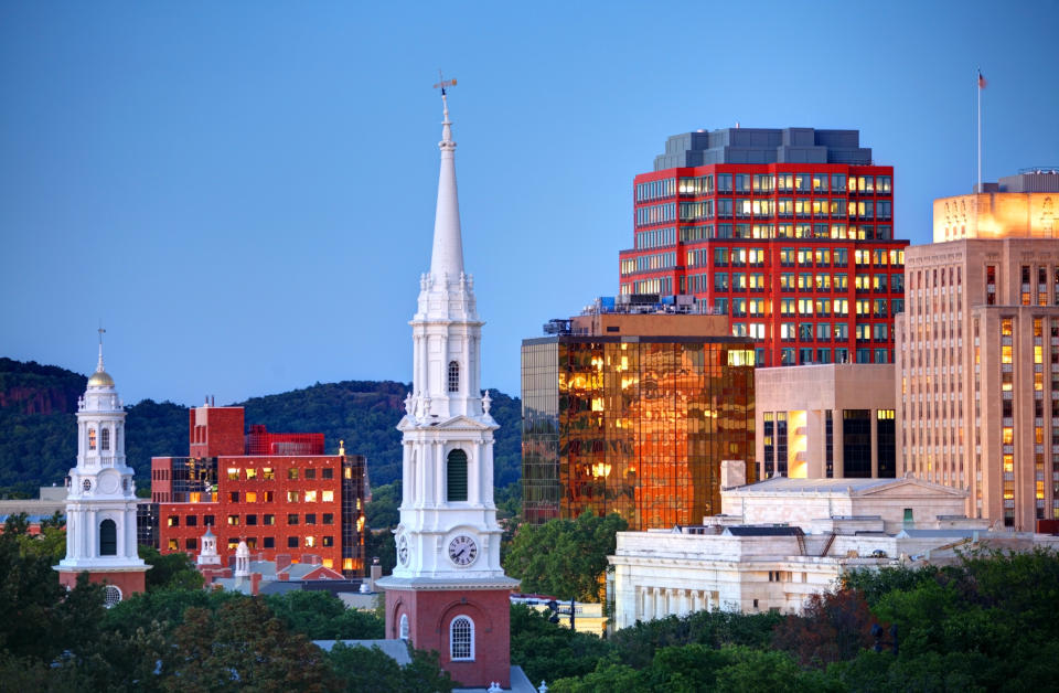 View of downtown New Haven, Connecticut