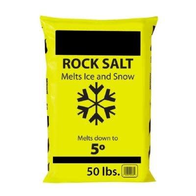 Throw the rock salt down -- it helps prevent those cleared out walkways you just shoveled from becoming icy accident runways. <br> <a href="http://www.homedepot.com/p/Unbranded-50-lb-Rock-Salt-Bag-4664/202523041" target="_blank">50 lb. Rock Salt Bag</a>, Home Depot, $7.47 