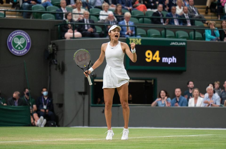 Emma Raducanu stormed to the fourth round at Wimbledon last year (Getty Images)