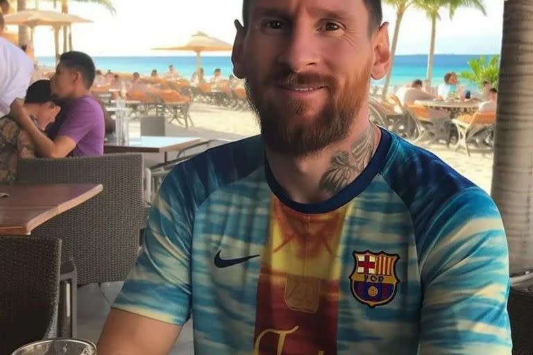 Picture of Lionel Messi in artificial intelligence recreó Miami: INSTAGRAM / @chatgptricks