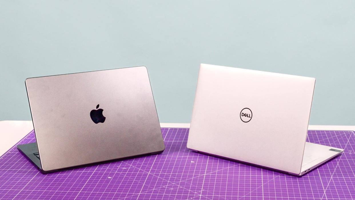  MacBook Ari 14-inch M3 vs Dell XPS 13. 