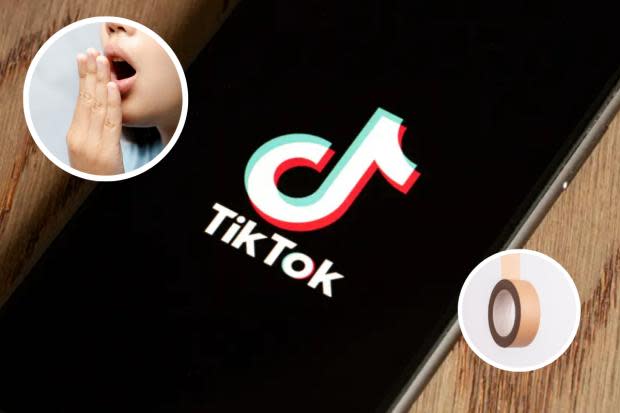 What is the mouth taping trend on TikTok and why doctors are warning against it? (PA/Canva)