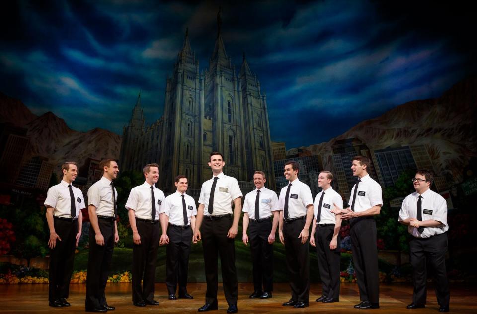 The touring production of Tony Award-winning musical comedy "The Book of Mormon" comes to the Des Moines Civic Center, 221 Walnut St., for five performances in October.