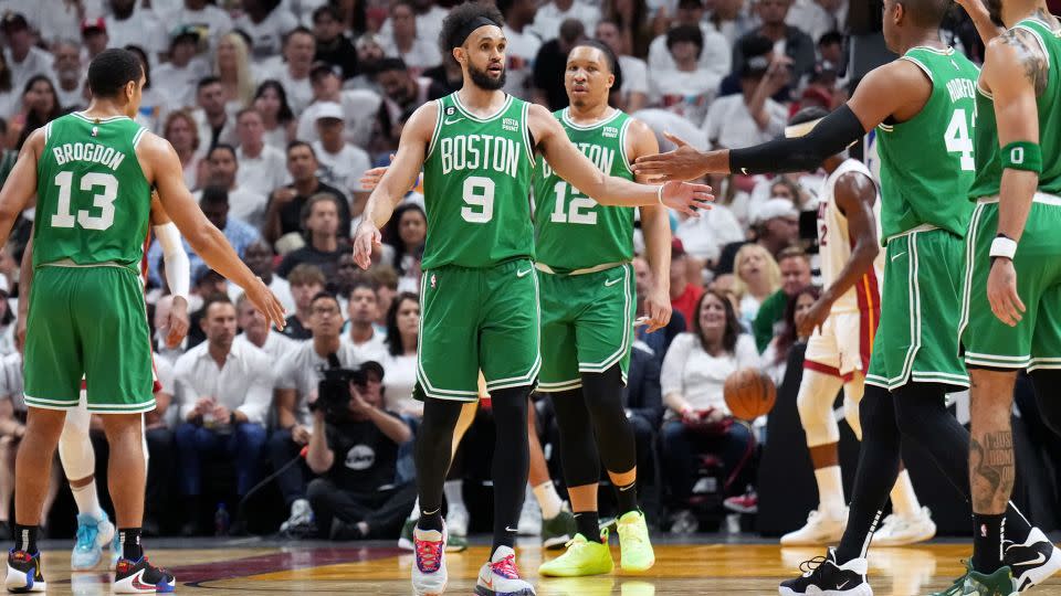 Boston Celtics avoid sweep in Game 4 against Miami Heat, but still face