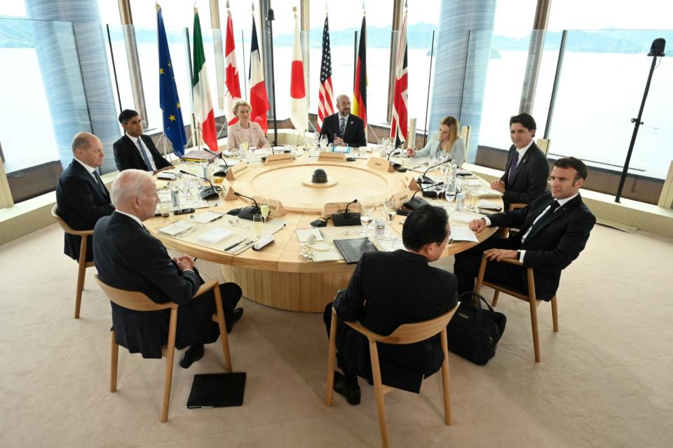 七大工業國集團G7領袖峰會2023年於日本廣島舉行。路透社