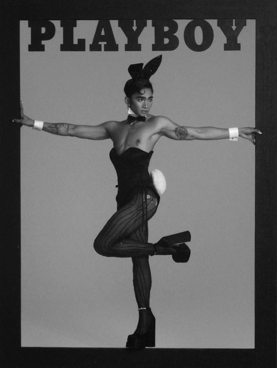 Bretman Rock has become the first gay man to grace the cover of Playboy magazine. (Playboy)