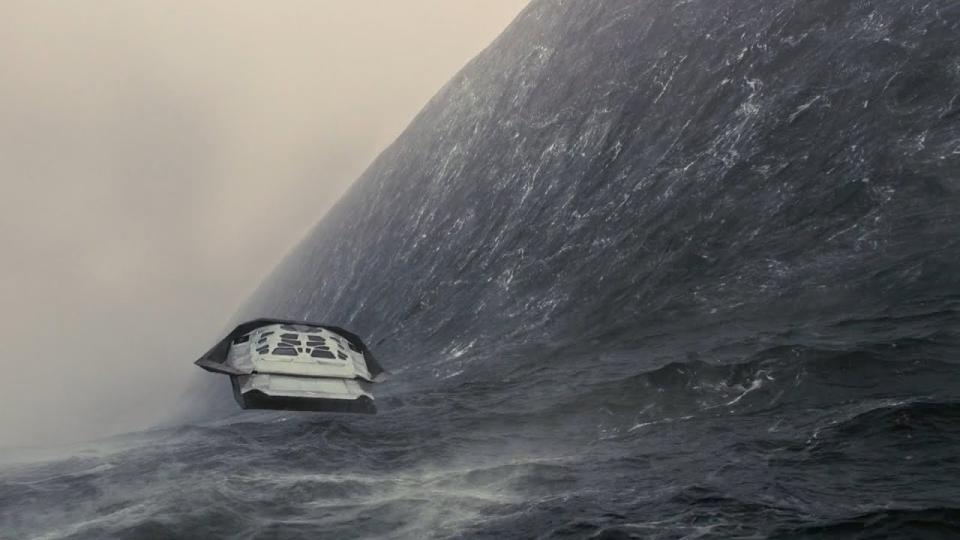 The building tidal wave in Interstellar.